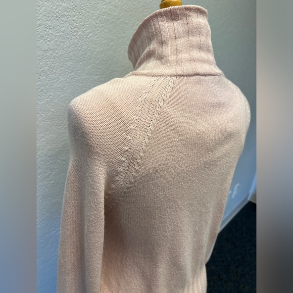 Boston proper cardigan pink sweater with zipper size S - Picture 6 of 8